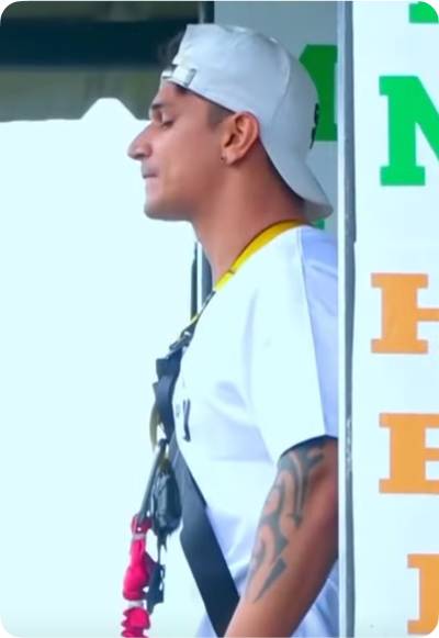Prince Narula Take the Leap at Jumpin Heights Goa Bungy Jump